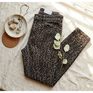 William Rast Cheetah Print Skinny Jeans - Size 27 - NWT - Mid Rise